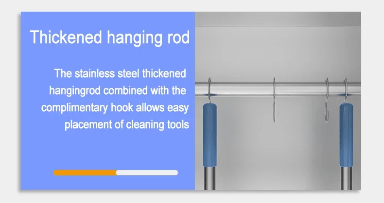 Stainless Steel Cleaning Tool Locker Waterproof And Moisture-proof Outdoor Cabinet Cleaning Supplies Storage Cabinets