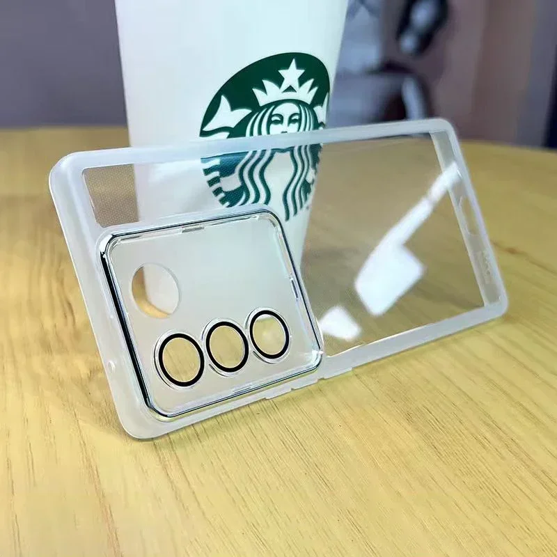 

Clear Lens Film Phone Case for VIVO S16 Pro S16E 5G 360 Camera Protective Soft Silicone Cover VIVOS16 S16Pro S 16 E Fashion Bags