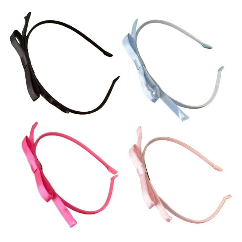 

Милая повязка для волос с бантом, милая балетная повязка на голову, лента с бантом, повязка для волос, женский декор для волос