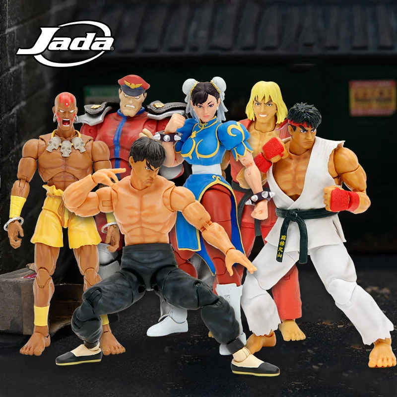 

Genuine Japan Street Anime Figures SF Figures Ken Fei Long ChunLi Model Articular Mobility Ornament Collection Toy Gifts