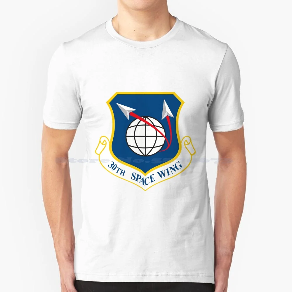 30Th Space Wing ( 30 Sw )-Us Air Force Space Command ( Historical ) T Shirt 100% Cotone Tee 30Th Space Wing 30 Sw Air Force