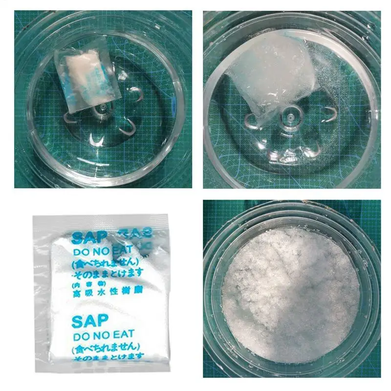 50pcs Camping Toilet Chemicals Liquid Waste Gelling Deodorizing Powder Eco Absorbent Gel for Camping Toilet for Portable Toilet