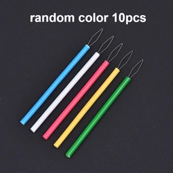 Colorful Easy Threader Set - DIY Sewing and Beading Aid for Effortless Needle Threading (10pcs)