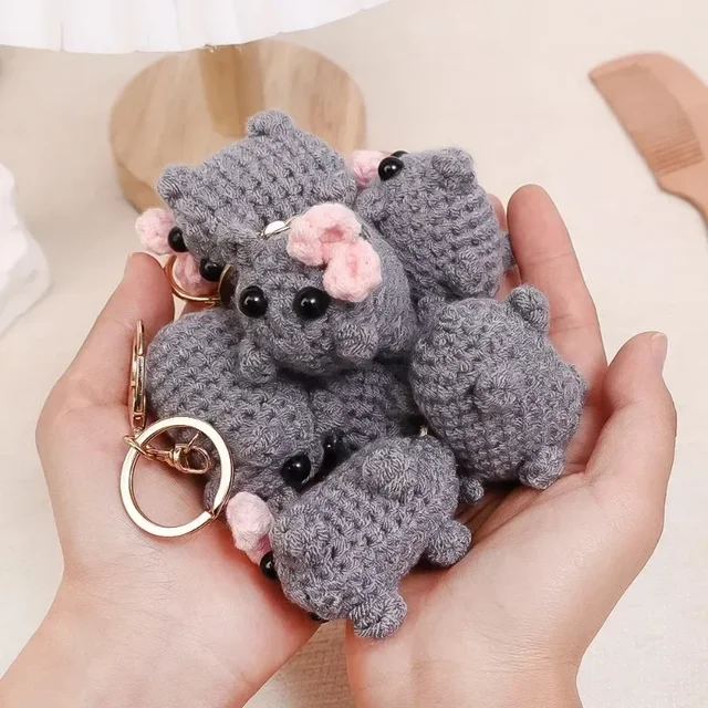 Meme Keychain Cute Sad Hamster Plush Keychain Sad Hamster Meme