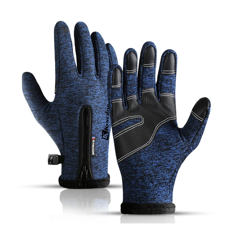 

Men Women Winter Non-Slip Cycling Gloves Warm Thermal Touch Screen Fishing Motorcycle Bicycle Gloves MTB Sports Racing Hot Male