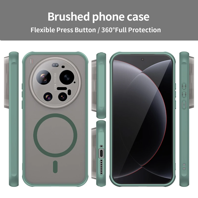 Enhanced Semi-Transparent Frosted Matte Case - Anti-Fingerprint Translucent Cover