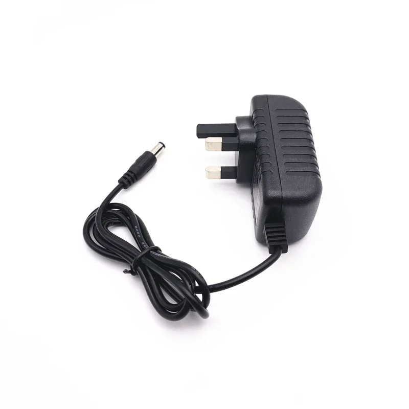 5V6V9V1A2A 영국 표준 DC 연장 2m 케이블 12 영국 표준 변압기 12V2A DC 전원 어댑터