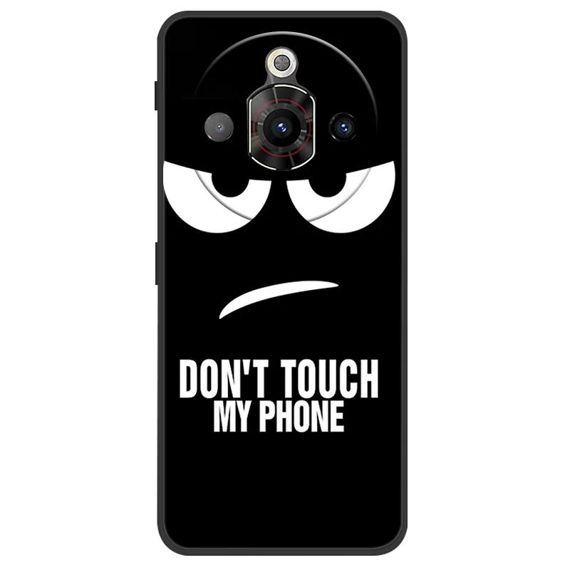 ZTE Nubia Focus Pro Black Silicone TPU Soft Phone Cover - Protective Back Shells