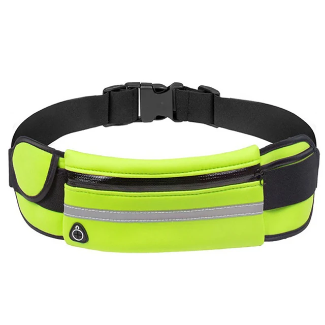 Running Belt Waist Bag Sports Fanny Pack with Water Bottle Holder Women Men Hydration Phone Holder Pouch Banana Bag