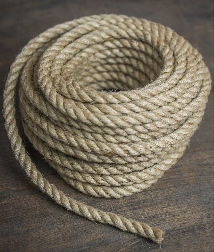 Natural Jute Twine 4/5/6/8mm Vintage Jute Rope Cord String Twine Burlap DIY Crafts Gift Wrapping Gardening Wedding Decor 50M