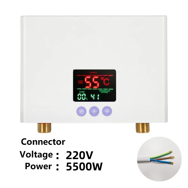 Bathroom Kitchen Wall Mounted Instant Water Heater | EttaGadgets