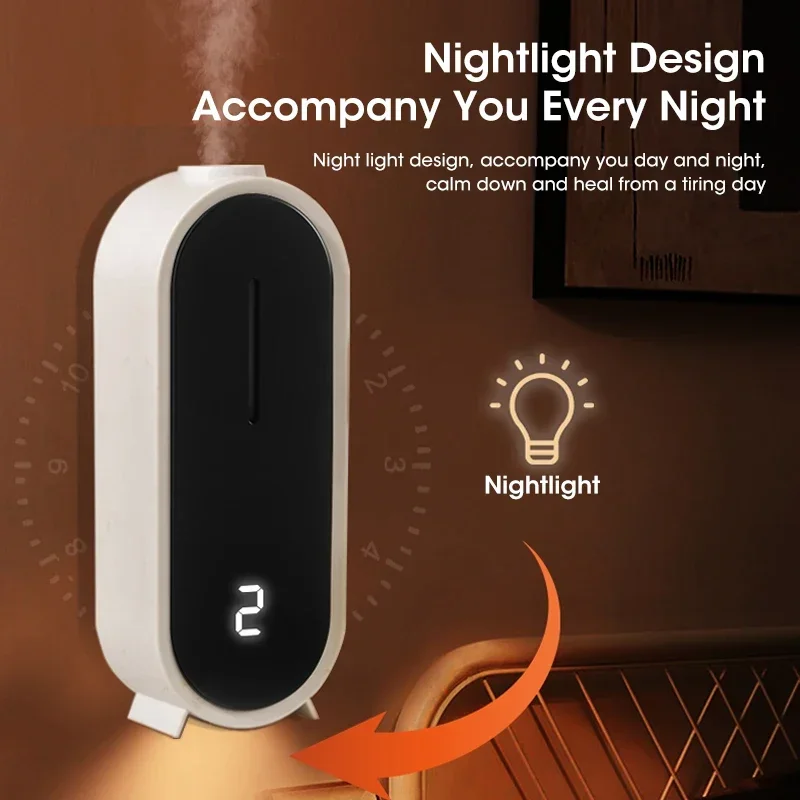 Ultrasonic Essential Oil Diffuser, Portable Aromatherapy Machine with 50ml Water Tank, Humidifier for Home Bedroom Office 4
