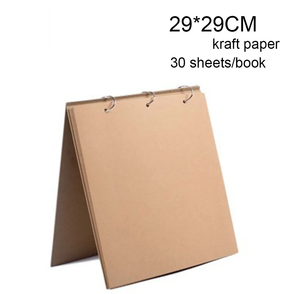 60 Pages Photo Album DIY Kraft Paper Photocard Holder Book Picture  Photocard Binder Memory Scrapbook Albums Álbumes De Fotos