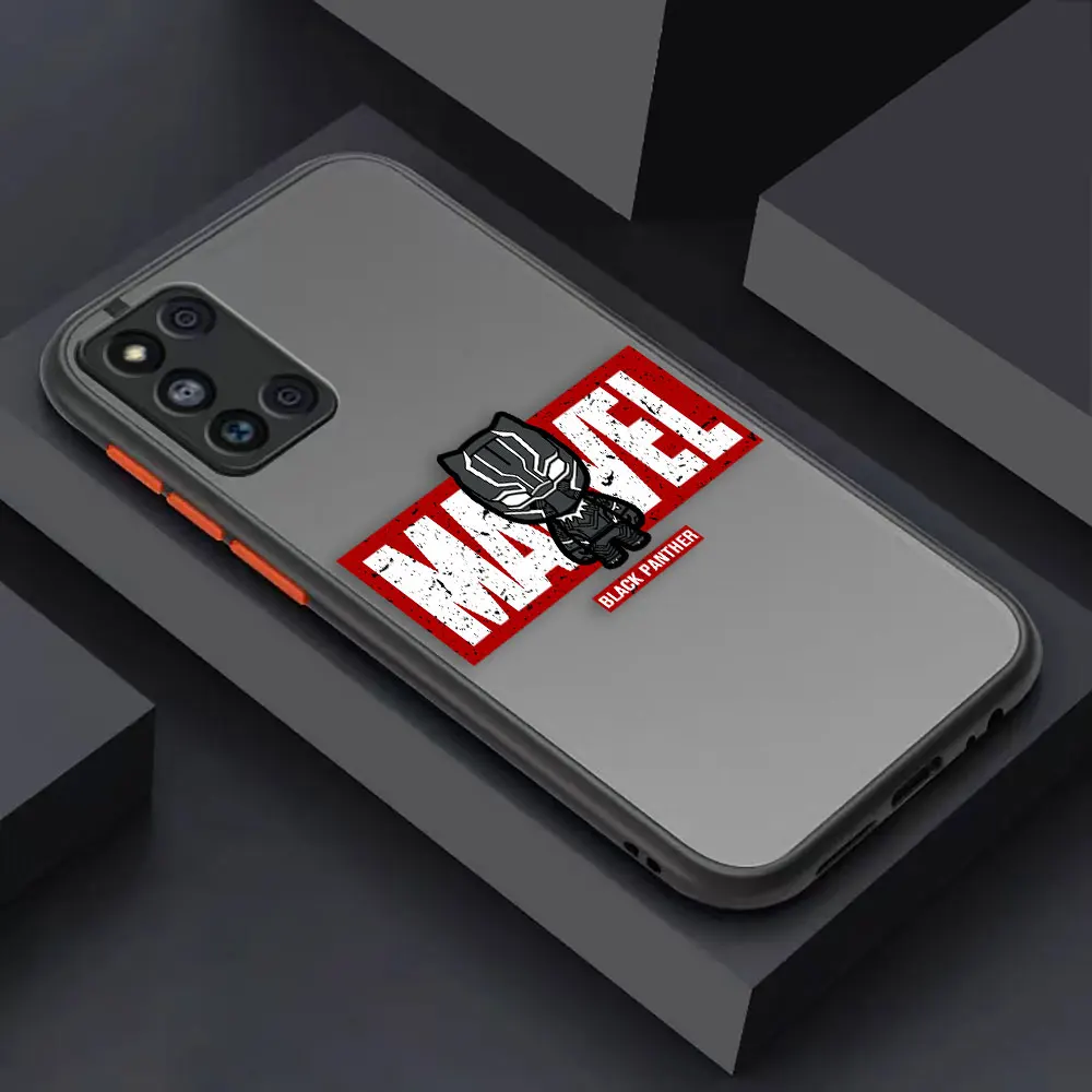 thumbnail image 1 of Matte Case for Samsung Galaxy M62 M53 M52 M51 M33 M32 M31 M30S 5G J8 J7 J6 J5 J4 Case Funda The Handsome Marvel Avengers Cartoon, 1 of 5