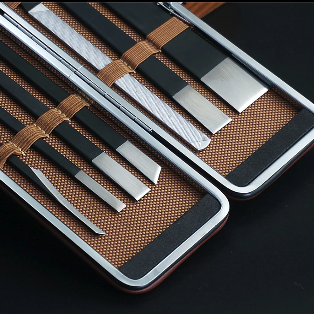 7PcsSetLeatherCraftKnifeDIYLeatherCarvingSkivingKnifeleatherToolLeatherWorkingTool