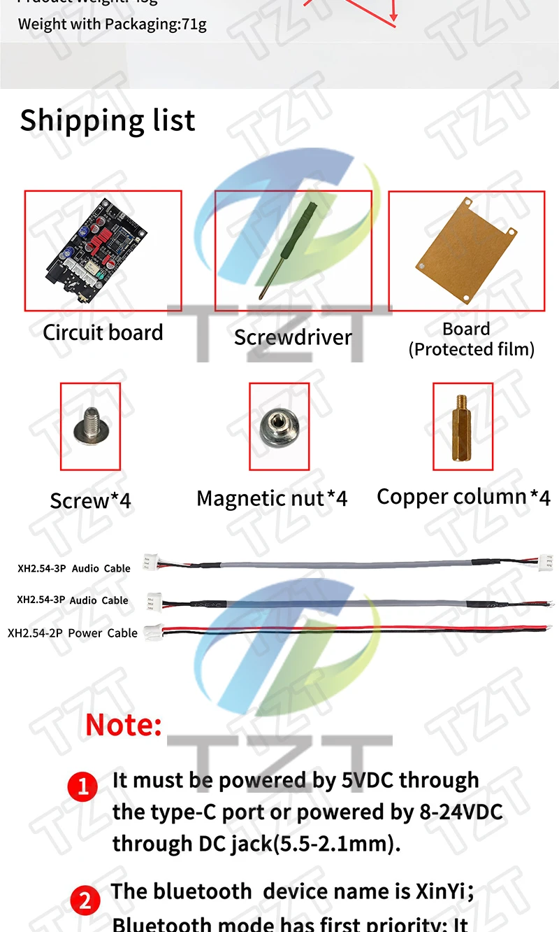 DC8-24V XY-LA02 Qualcomm QCC5125 + PCM5102A Bluetooth Audiophile Bluetooth 5.1 Decoder Board APTX LDAC Verlustfreie HD-Klangqualität – Detail 7