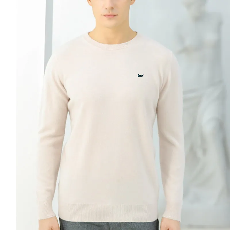 Cashmere Sweater O-neck Pullovers Men's Loose Oversized M-5XL Knitted Bottom Shirt Autumn Winter New Korean Casual Warm Top 2