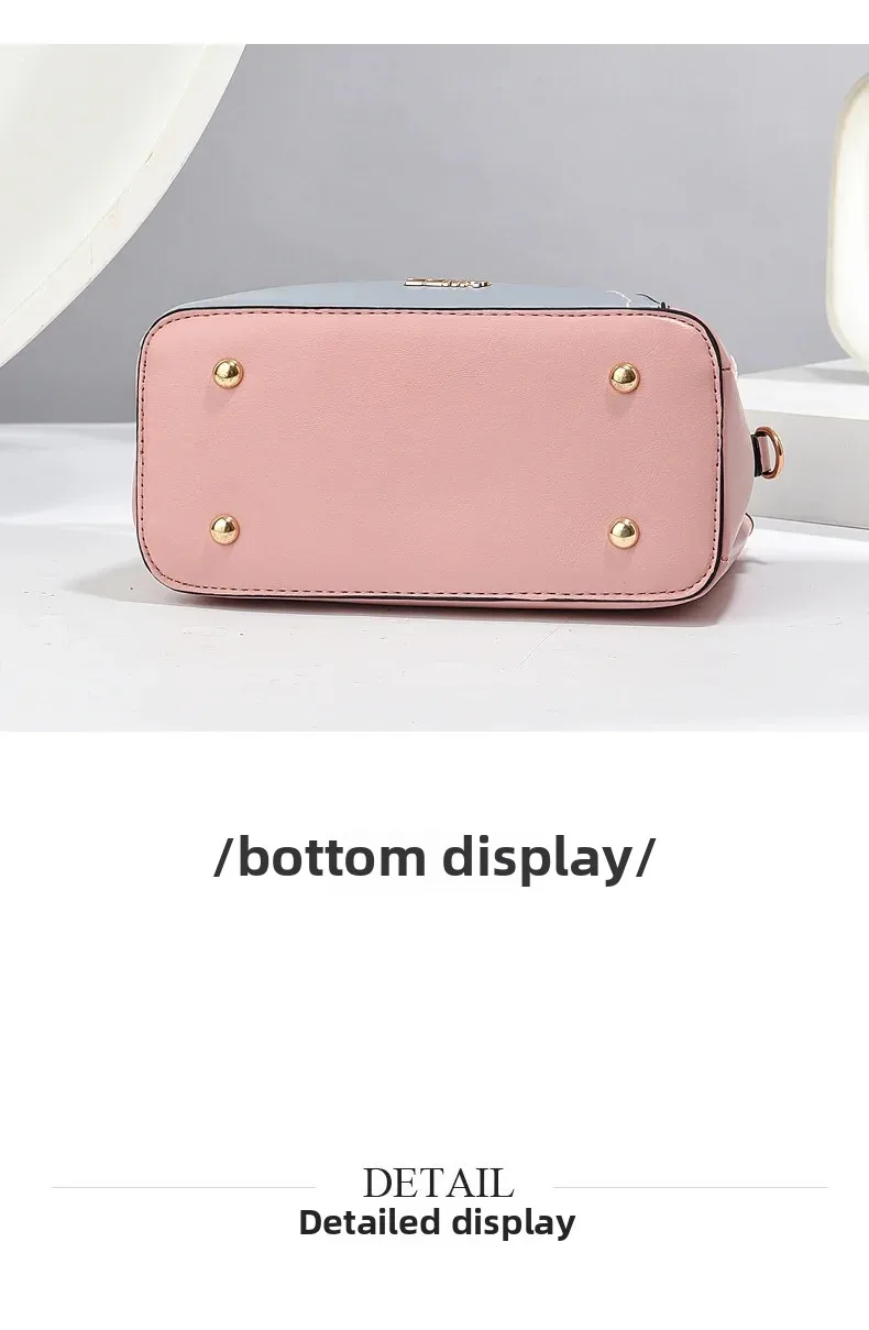 Sac bandoulière Splicing au look élégant