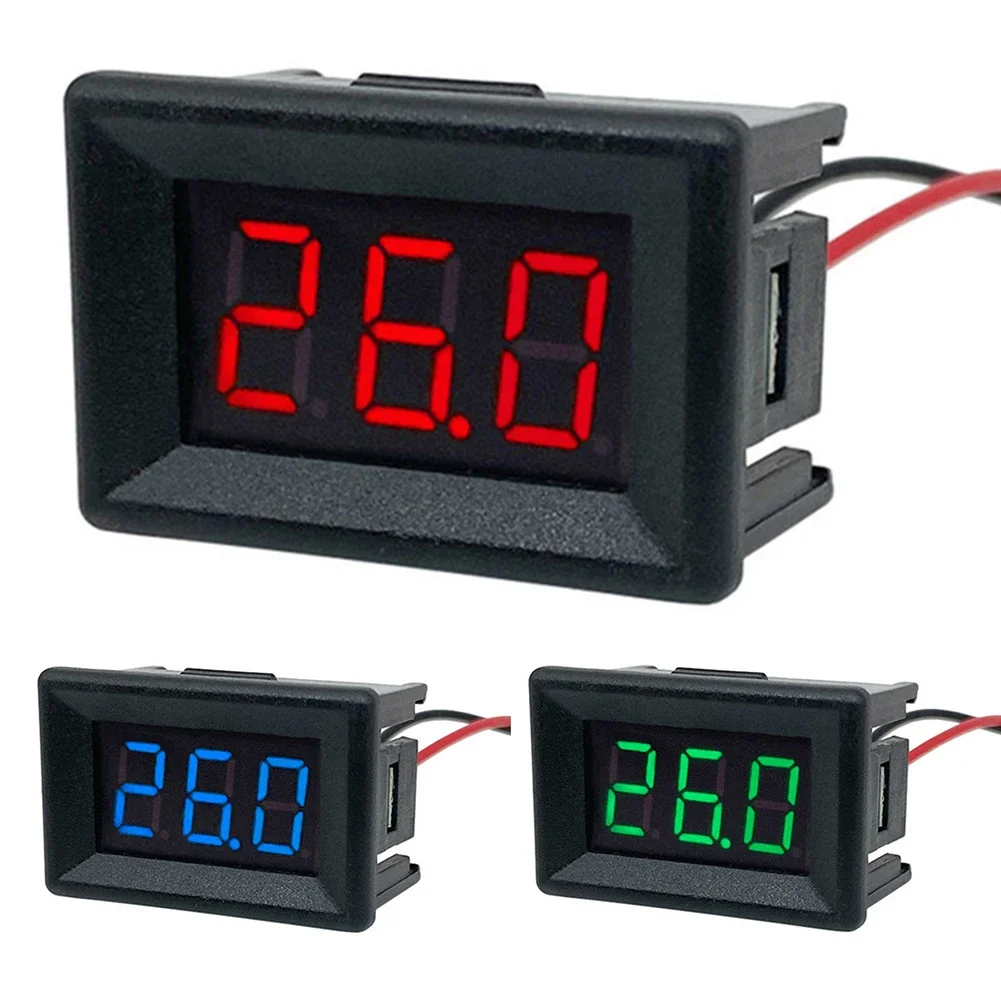 1-10PCS DC0-30V 0.36inch 2-Wire Voltage Meter Digital LED Mini Display Module LED Digital Voltmeter for Car Motor Vehicle Tools