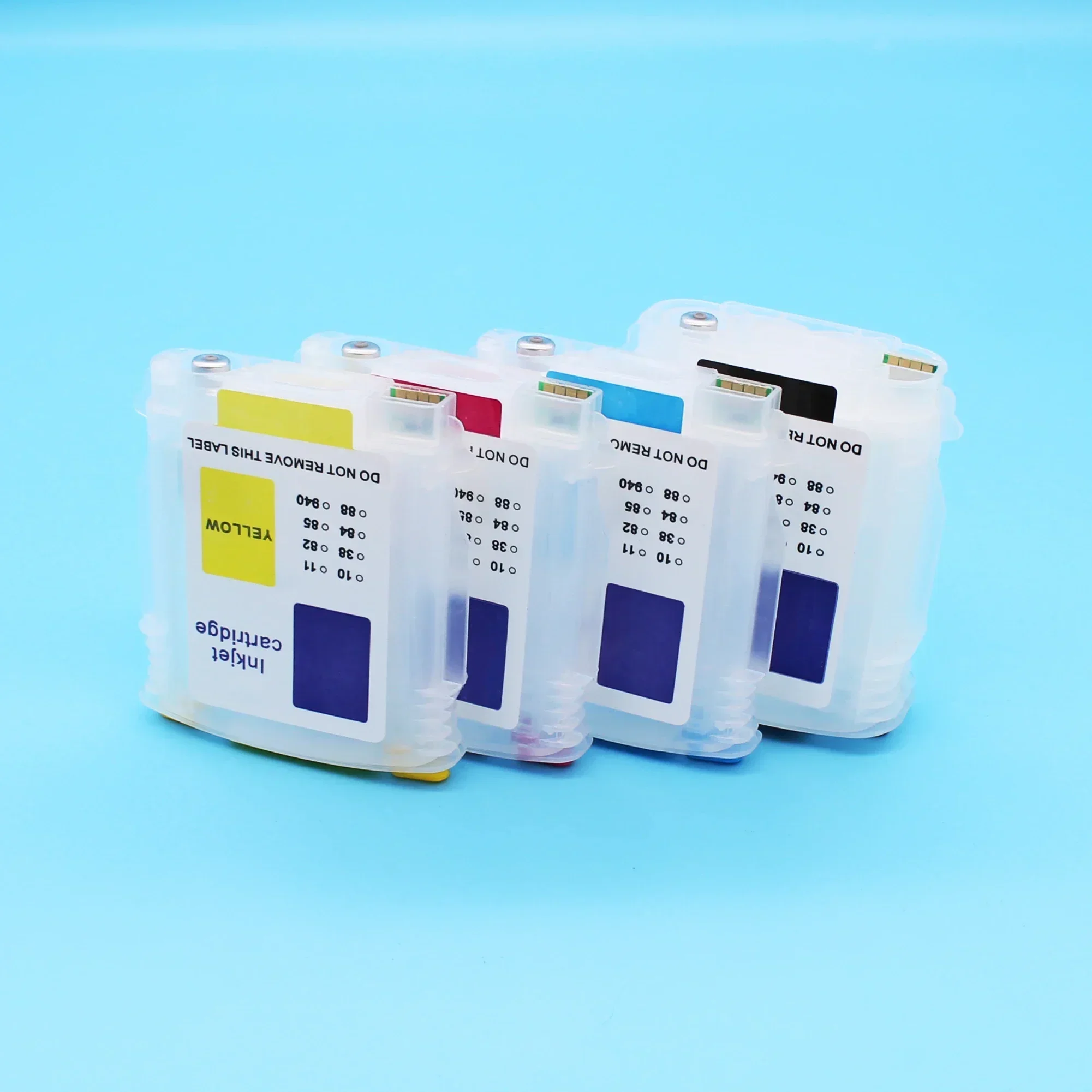 HP 디자인젯 500 510 800 100 500PS 800PS HP82 프린터용 ARC 칩 포함 HP82 리필 잉크 카트리지 69ml/28ml CMYK