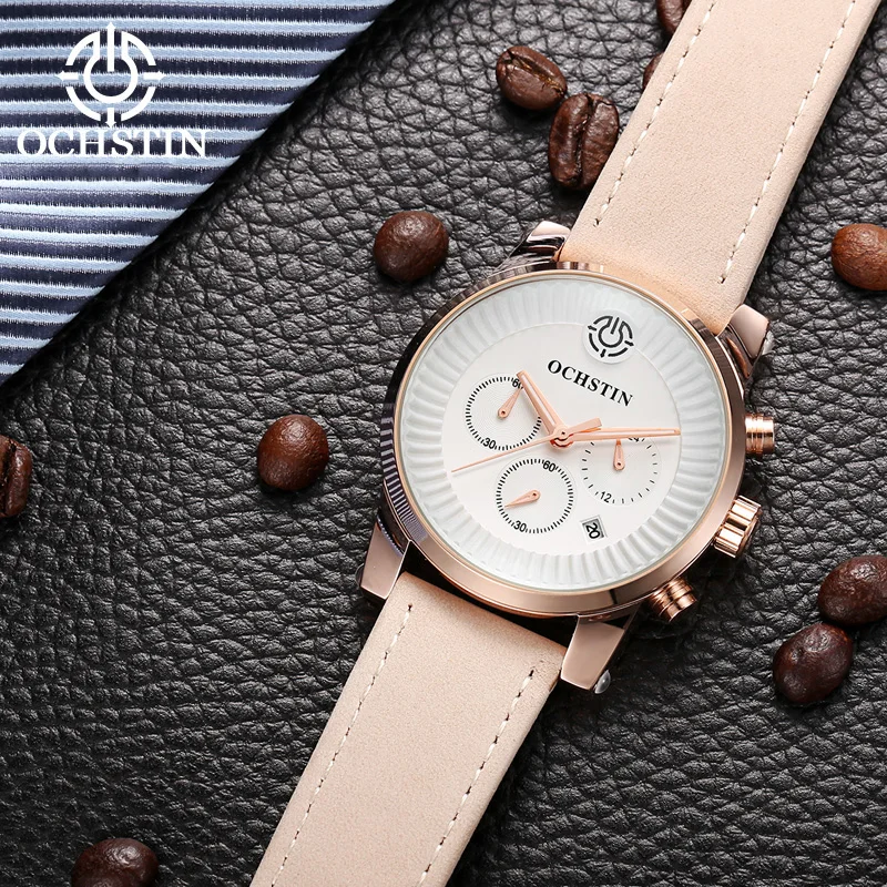 New OCHSTIN 2024 Atmosphere versatile multi-function automatic quartz movement waterproof wristwatch men's quartz watch