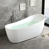 Modern Interior Free Stand Alone Acrylic Bathtub Bath Tub Bathroom Freestanding Alone Soaking Bathtubs 5