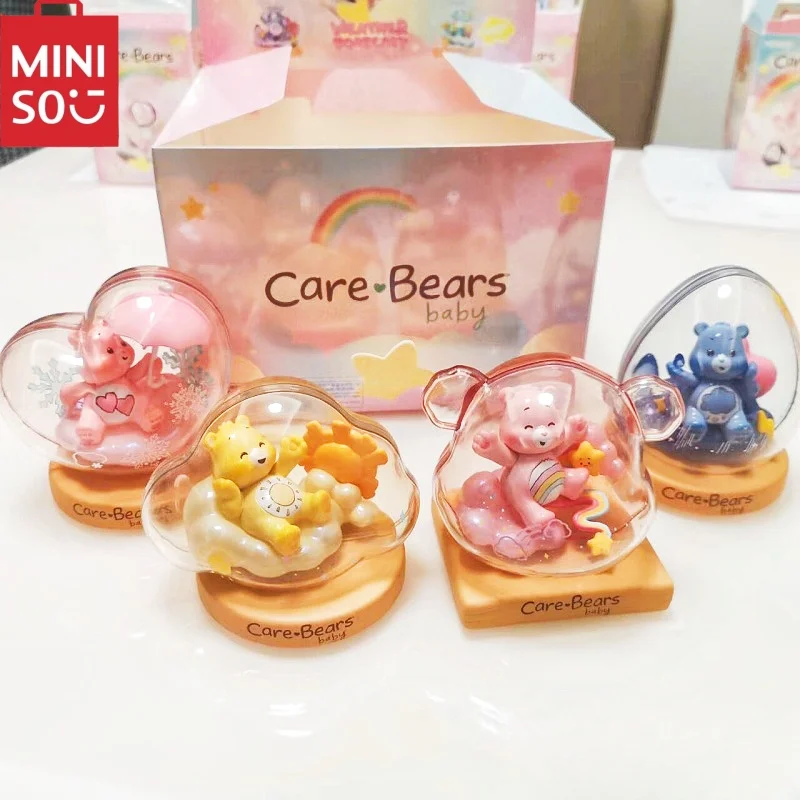 

Miniso глухая коробка медведи, игрушка, серия прогноза погоды, потайные Аниме периферийные фигурки, Мультяшные декоративные подарки, настольные украшения