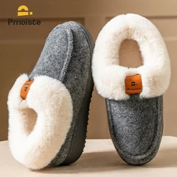 Women's Cozy Comfort Memory Foam Platform Slippers with Non - Slip Sole - 36 - 37 (Gray)
