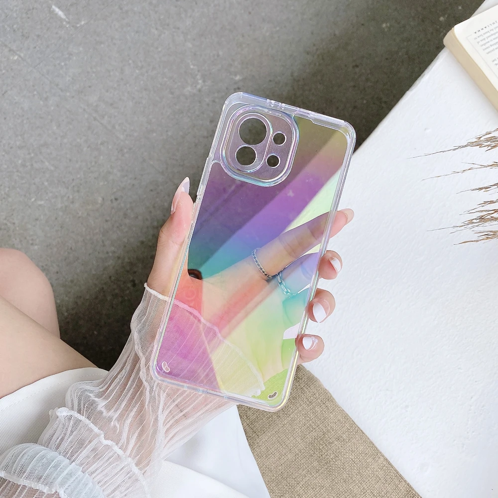 Coque transparente de luxe Graient pour Samsung Galaxy A55 A35 A25 A15 A24 A73 A23 A53 A13 A33 A54 A34 A14 A52 A72 A51 A71 coque rigide_voghion.com