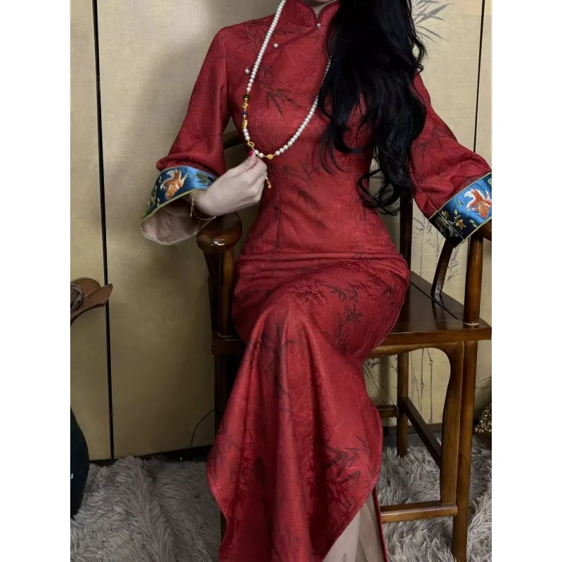  볪 ī Cheongsam  Ҹ ĵ Į  Qipao  ߱ ü Ƽ ǻ  巹