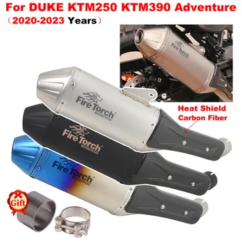 Slip On For KTM 250 390 KTM390 KTM250 Adventure RC390 2020 - 2022 Motorcycle Exhaust Middle Link Pipe Modify Escape Moto Muffler
