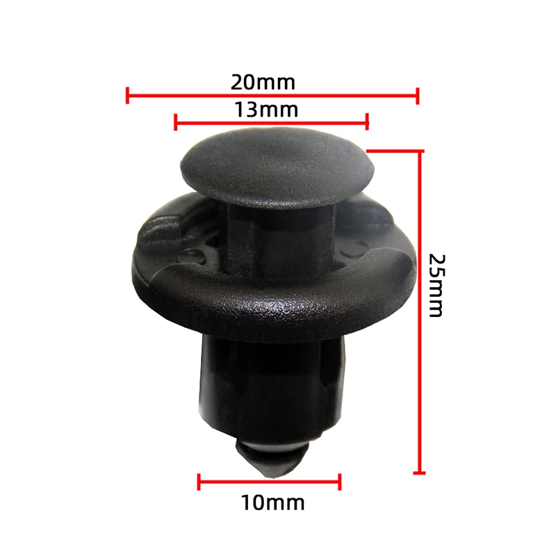10mmHoleCarBumperFenderPlasticPushRivetsFastenerClipsfor