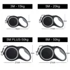 3m 5m 8m 50kg Dog Leash Retractable Roulette Collar for Small Big Dog Accessories Adjustable Durable Walking Hiking Bulldog Rope 3