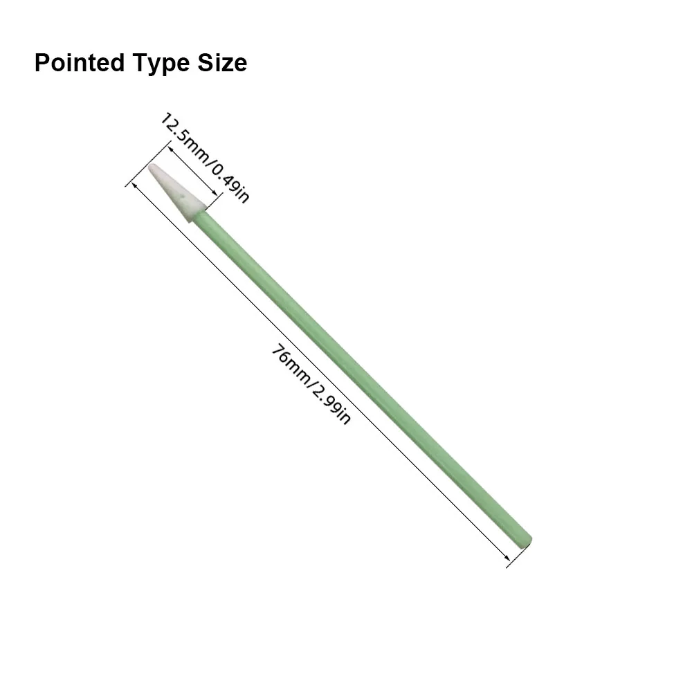 Fiber Optic Cleaning Tool Micro Cleaning Foam For Fiber Printhead Tool 100pcs fiber optic cleaning tool
