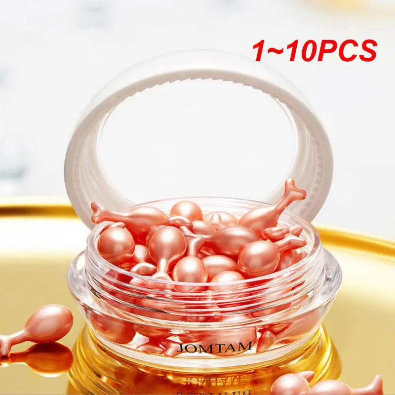 

1~10PCS Bottle Caviar Capsules Cream Fullerene Moisturizing Anti-aging Anti-wrinkle Skin Lifting Capsule Serum Face Cream Skin