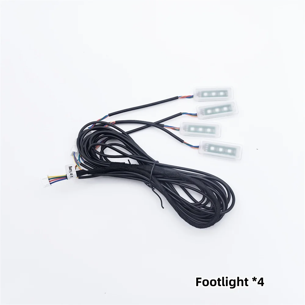 ตัวเลือกสินค้า แถบ LED ตกแต่งภายในรถ RGB อะคริลิค ปรับความยาวได้