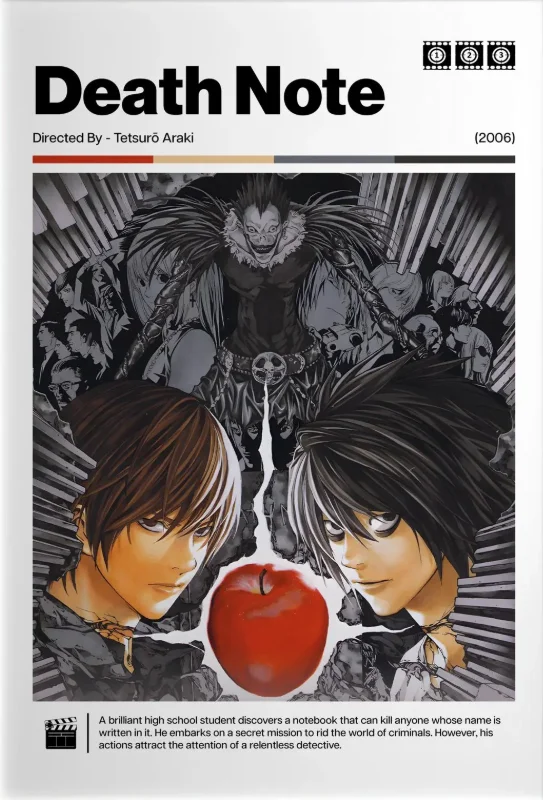 Japanese Anime Suspense Poster - HD High Quality Cool Wall Art Canvas Painting