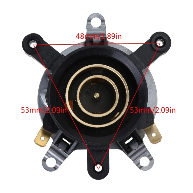 Electric Kettle Thermostat Switch Replacement AC 250V 13A Temperature Control Kettle Thermostat Top Socket