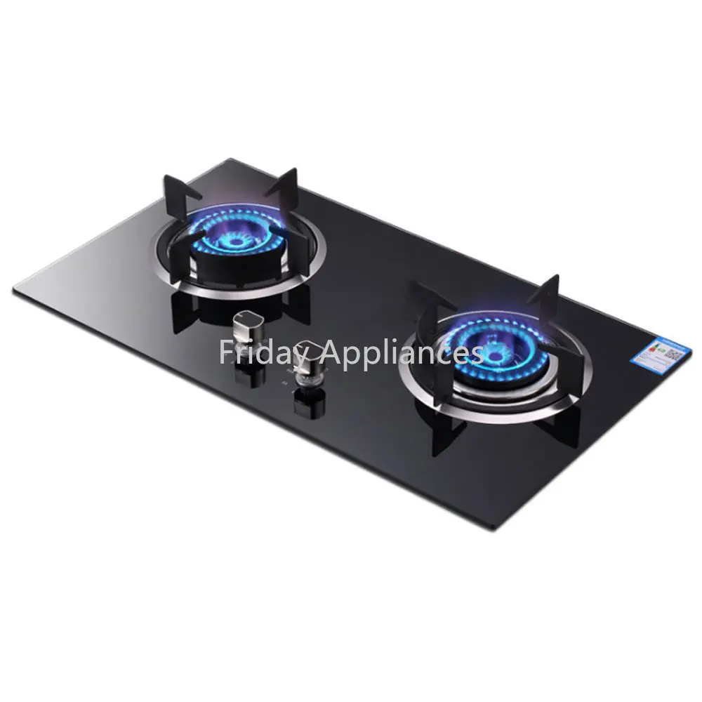 Built in Oven Gas stove Cooktop Stove Double Stove Gas Cooker Energy Saving Glass Gaskocher Liquefied Natural