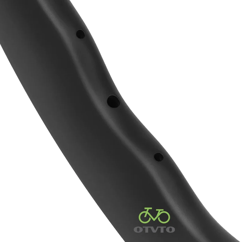 700c ウェーブカーボンリム 24 穴対称チューブレスフック 31