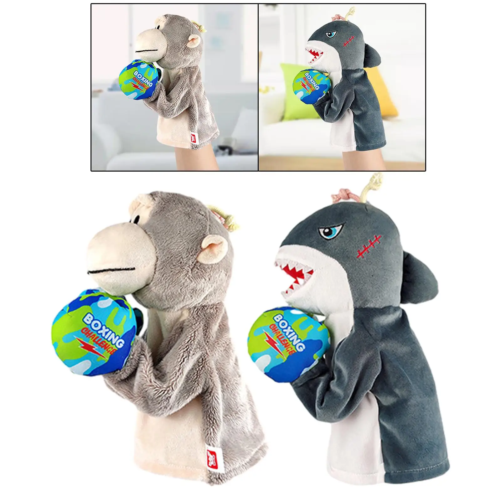 

Боксерская плюшевая кукла, боксерские настольные игрушки, мягкие плюшевые игрушки, плюшевая кукла для косплея на Рождество, Хэллоуин, креативные подарки для детей