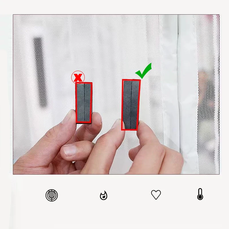 New No Punching Magnetic Screen Door Curtain Anti Mosquito Insect Fly Bug Automatic Closing Household Ventilation Door Curtain 6 New No Punching Magnetic Screen Door Curtain Anti Mosquito Insect Fly Bug Automatic Closing Household Ventilation Door Curtain 6