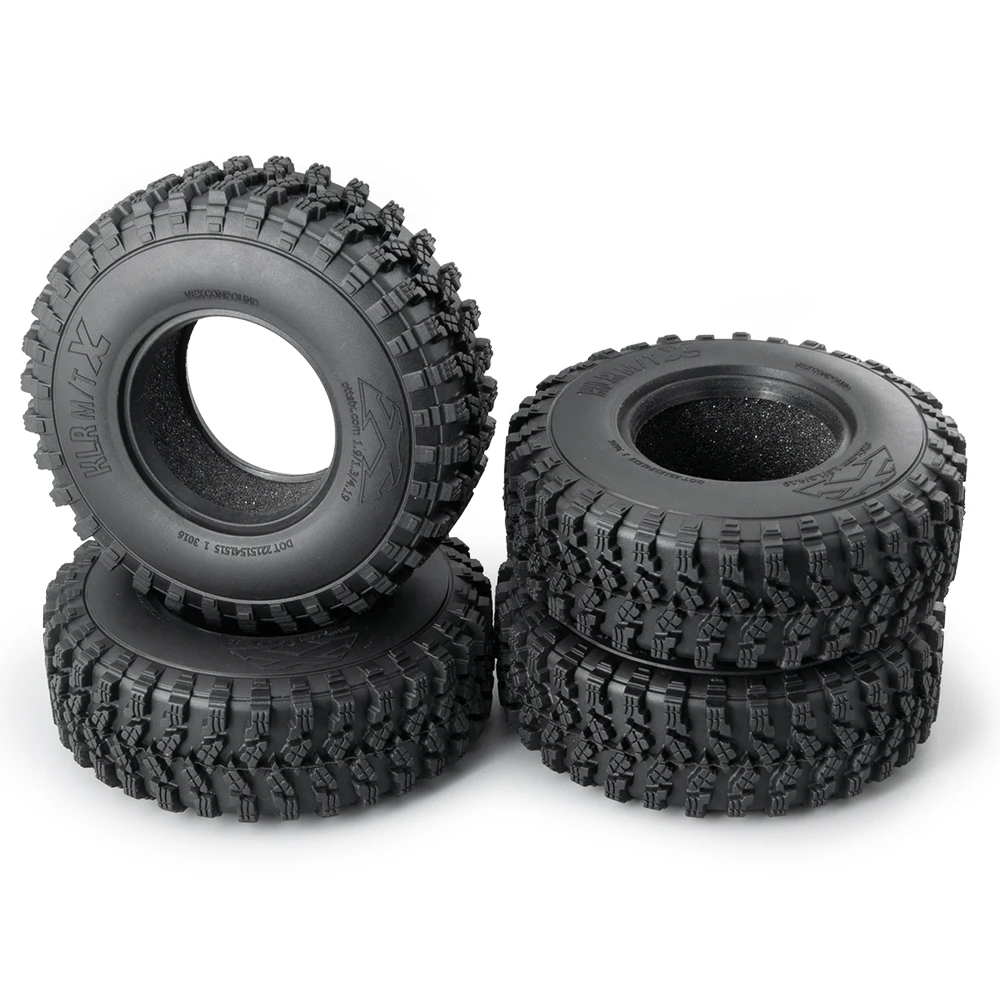 YEAHRUN 1,9 Zoll Gummi Beadlock Radreifen 100/106/108/114/120/122/123 mm Reifen für Axial SCX10 TRX-4 1/10 RC Car Upgrade-Teile – Detail 5