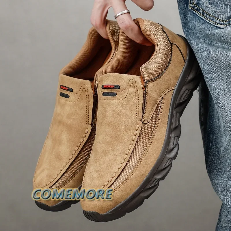 

Лоферы мужские без шнуровки, Повседневные Удобные кроссовки, модная Роскошная брендовая деловая обувь для вождения, лоферы