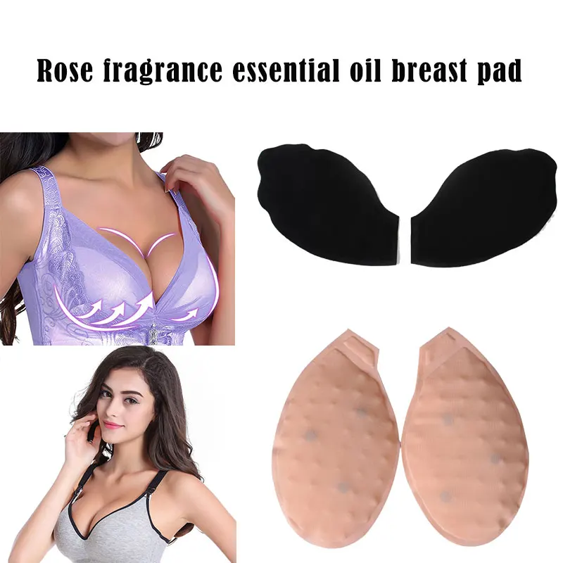 

2Colors 1Pair Health Care Woman Magnetic Therapy Beauty Salon Rose Oil Pad Bra Insert Underwear Chest Pad Chest Massage Tools