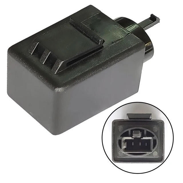 1pcs Universal 3 Pin Motorcycle Flasher Relay Replacement 12V For LED Automobile Turn Signals Motorcycle Switch - Image 2