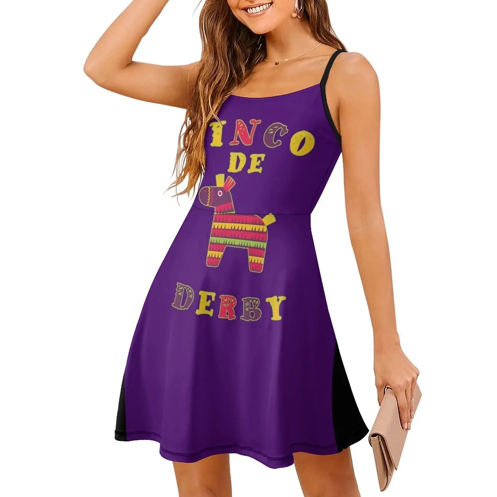 

cinco de derby, Funny kentucky derby day Sling Dress Women long dress evening dresses women