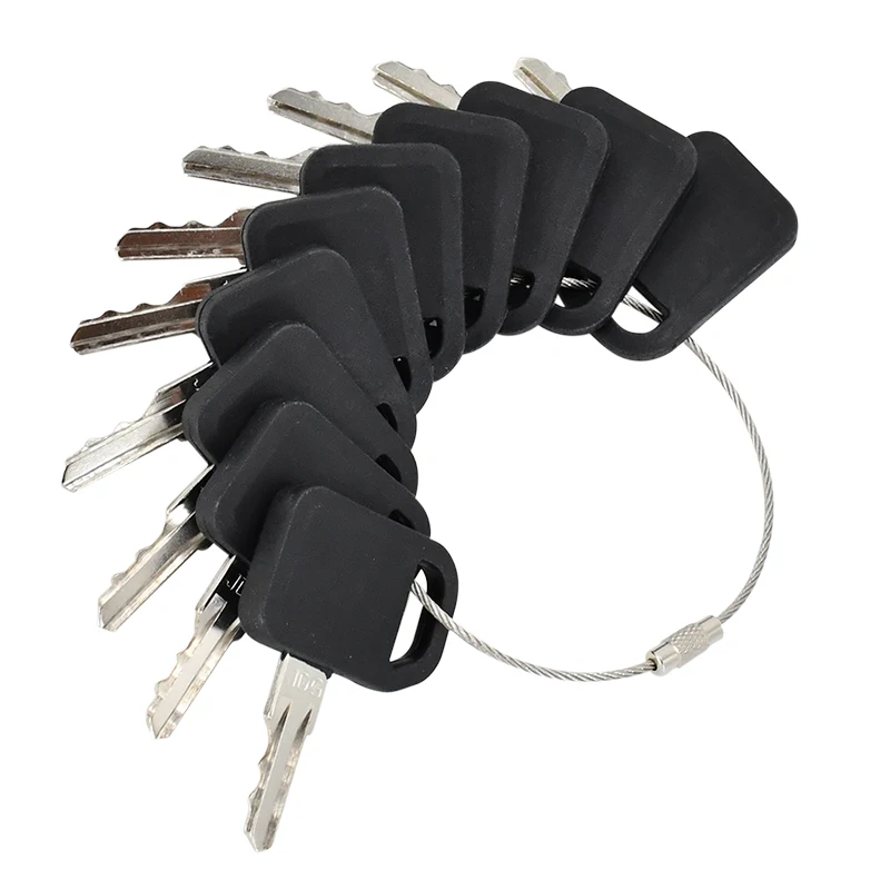 10pcs Ignition Keys AM131841 AM101600 AM102439 Compatible with John Deere Front Mower F1145 F510 F525 F620 F680 EZtrak Mower