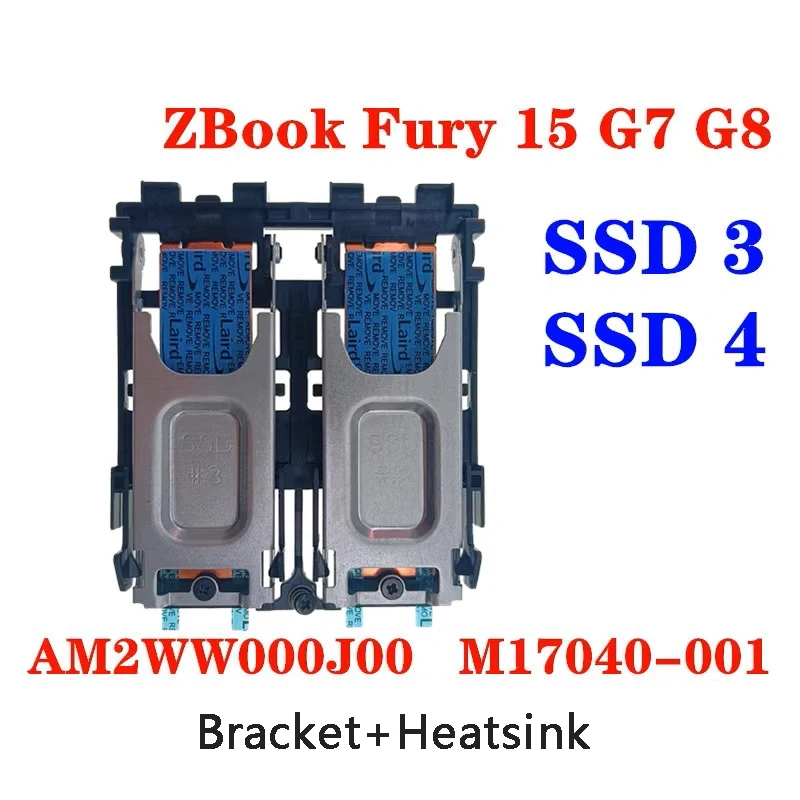 Bracket Heatsink Plate M.2 SSD3 SSD4 15 G7 G8 17 G8 G7 For Laptop HP ZBook Fury New Original