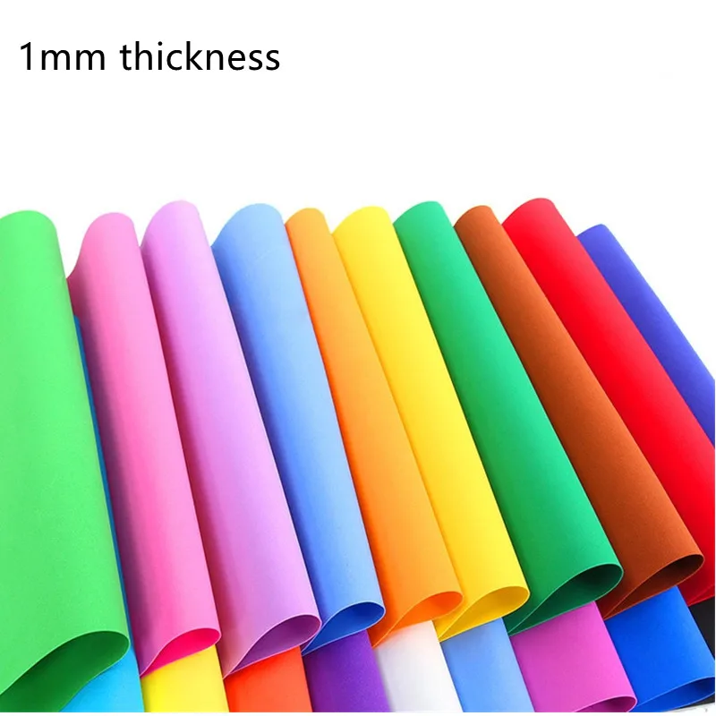 50*50CM/1MM EVA Foam Paper Handmade Foam Sheets Sponge Paper DIY Handcraft  Materials Multicolour